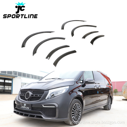 Carbon Fiber Wheel Arch Fender Flares for Mercedes-Benz Vito V220/V250 Van (2015-2019)